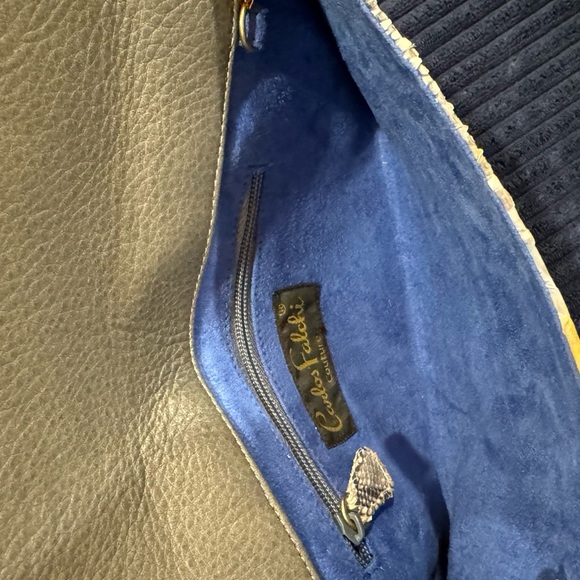 Carlos Falchi Python Clutch Bag - Picture 9 of 13